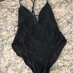 Topshop Black Swimsuit